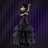 MONSTER HIGH X WEDNESDAY lėlė Trečiadienė juoda suknele, HXJ03 