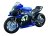 CLEMENTONI MECHANICS konstruktorius Yamaha Motorbike, 75084BL 