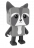 MOB DESIGN garsiakalbis Dancing Animal Raccoon, DA-22-02 DA-22-02