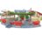 THOMAS & FRIENDS bėgių trasos rinkinys su lokomotyvų depu, JLL36 