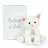 DOUDOU ET COMPAGNIE minkšta balta katė 18cm, HO3155 