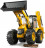 BRUDER traktorius su krautuvu JCB 5CX eco Backhoe, 02454 02454