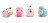 MUNCHKIN vonios žaislų rinkinys 4 vnt. 9m+ Farm 9019102 01200002www