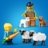 60461 LEGO® City Great Vehicles Raudonas ūkio traktorius su priekaba ir avimi 