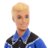 BARBIE Kenas madistas baltomis kelnėmis, HRH25 