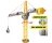 DICKIE TOYS statybinis kranas, 203729022 