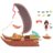 DISNEY MOANA mažųjų lėlių rinkinys Transforming Boat, JBT54 