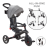 GLOBBER triratukas Explorer Trike 4in1,juodas-pilkas, 732-120 