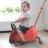 YVOLUTION paspirtukas YGlider Luna, raudonas, 101266 101266
