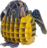 MAKEBUG 3D popierinė delionė Yellow-bellied Tit, MB-D-0003 