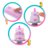 BARBIE Party Unboxed Reveal siurprizų rinkinys šviesiaplaukė lėlė, JFG70 