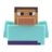 PALADOME MINECRAFT vonios žaislas Steve, PP10509MCFV2 
