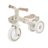 GLOBBER mokomasis triratukas Learning Trike, 2in1 Plus, kokosinis, 737-466 