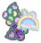 CLEMENTONI CRAZY CHIC Makiažo rinkinys Rainbow , 18793 