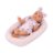 LULLABABY lėlė kūdikis su kombinezonu, juostele ir pagalve, LBY7672Z 