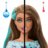 BARBIE Party Unboxed Reveal siurprizų rinkinys tamsiaplaukė lėlė, JFG72 