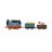 THOMAS & FRIENDS motorizuotas teminis garvežiukas su vagonu 2022, HFX97 HFX97