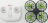ORBITZ radio bangomis valdomas dronas, X26 