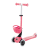 GLOBBER paspirtukas Go Up Baby Lights 360, 3in1, pastelinis rožinis, 844-210 