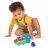 TOMY mašinėlės rinkinys su dinozauru Chase & Roll Raptors, E73251 E73251