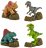 JURASSIC WORLD mini dinozauro figūrėlė asort., GXB08 GXB08