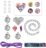 TOTUM MONSTER HIGH kūrybinis rinkinys Charm Bracelets, 560093 
