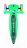 GLOBBER paspirtukas Junior Foldable Light, tamsiai žalias, 437-107 437-107