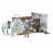 BRUDER rinkinys Horse barn, 62506 62506