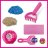 LISCIANI BARBIE Smėlio rinkinys su lėle Surf and Sand 800gr, 91966 91966