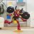 AVENGERS figūrėlė su motociklu Bend and Flex, F02445L0 F02445L0
