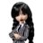 MONSTER HIGH X WEDNESDAY lėlė Trečiadienė, HXJ04 