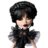 MONSTER HIGH X WEDNESDAY lėlė Trečiadienė juoda suknele, HXJ03 