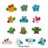 MRBEAST LAB Swarms figūrėlių rinkinys 12vnt, MS24711 