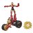 AVENGERS figūrėlė su motociklu Bend and Flex, F02445L0 F02445L0